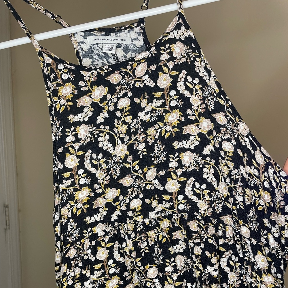 A floral tank top